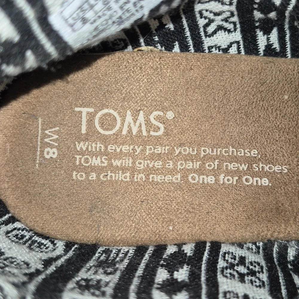 TOMS Women's Black Suede Desert Wedges sz.8 Womens.(#1872S)